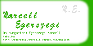 marcell egerszegi business card